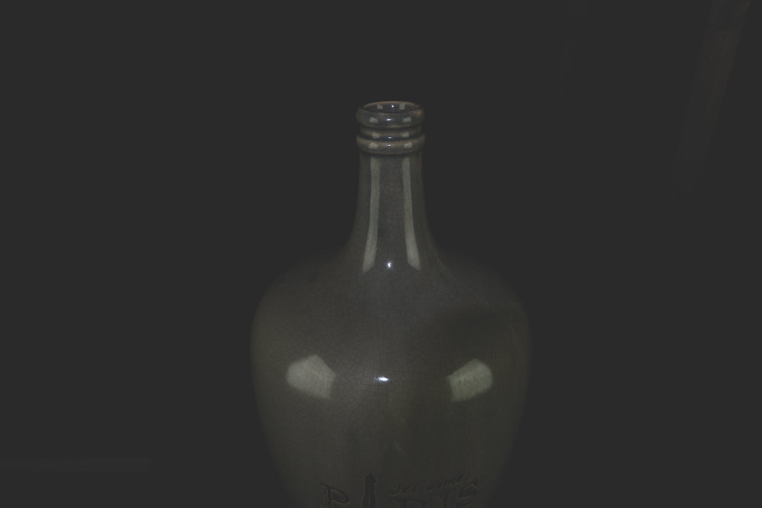 Ceramic Crackle Glaze Paris Vase - LYKTA