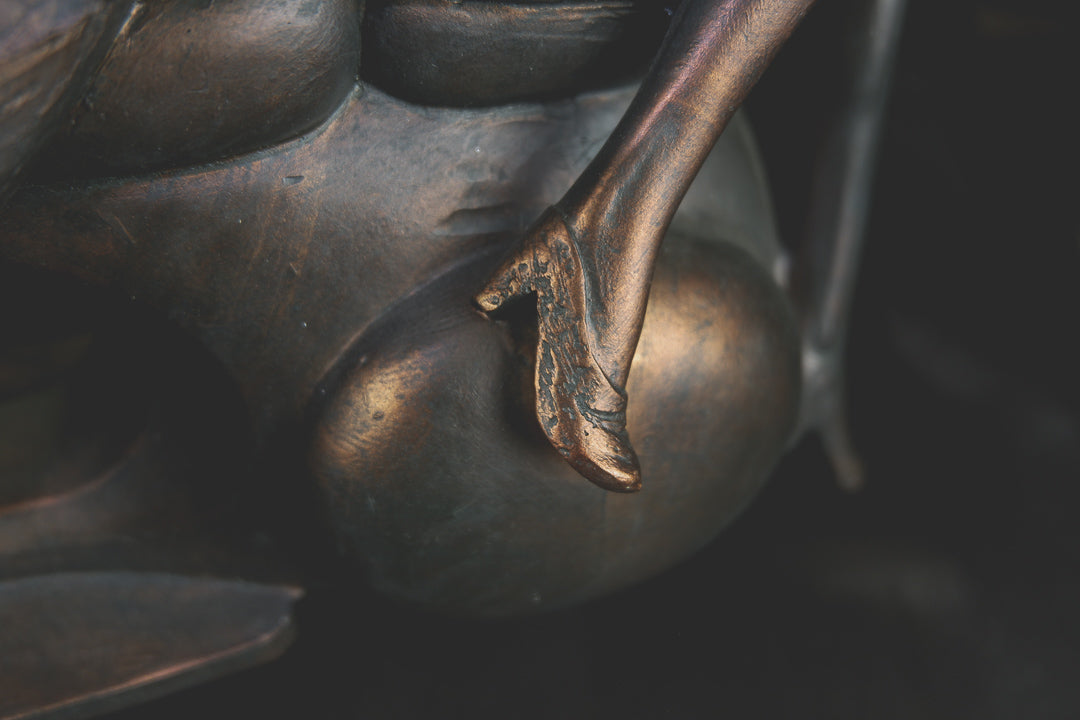 Scooter Couple Bronze Figurine - LYKTA