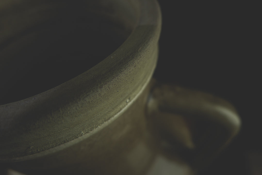 Ceramic Crackle Glaze Handle Vase - LYKTA