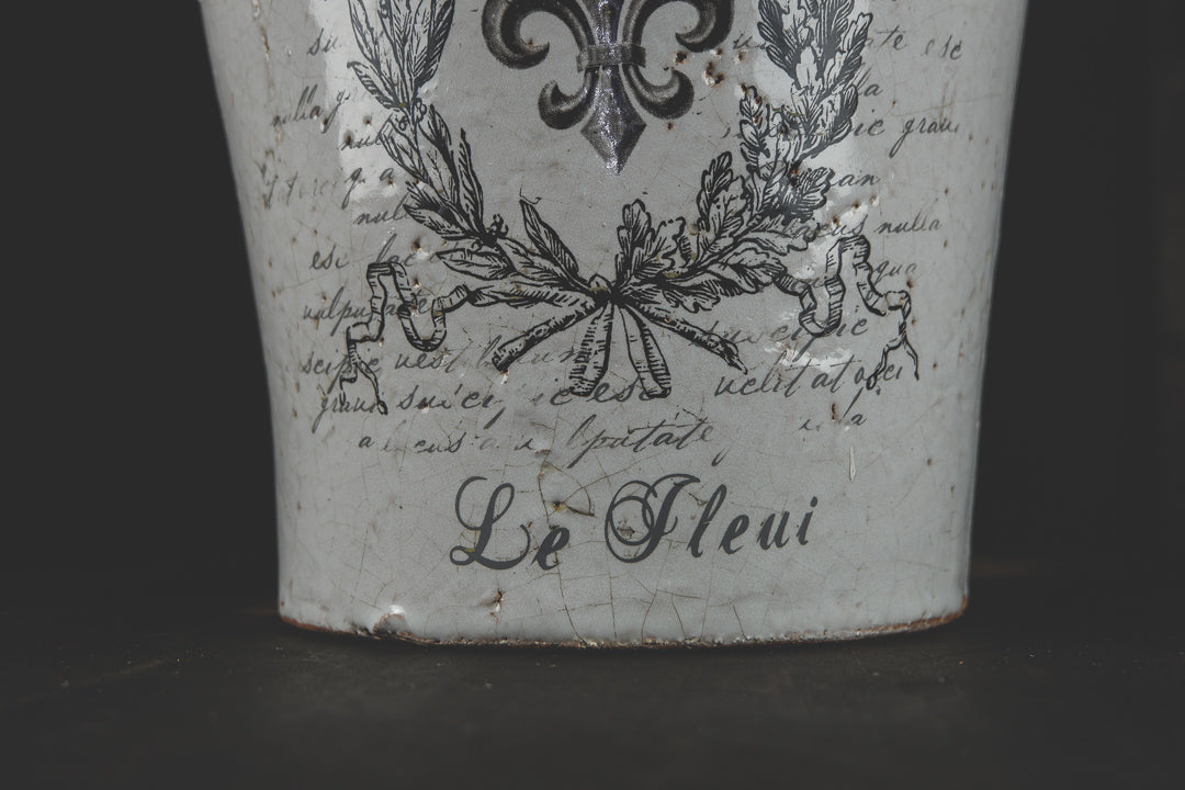 Ceramic Wide Rim French Vase - LYKTA